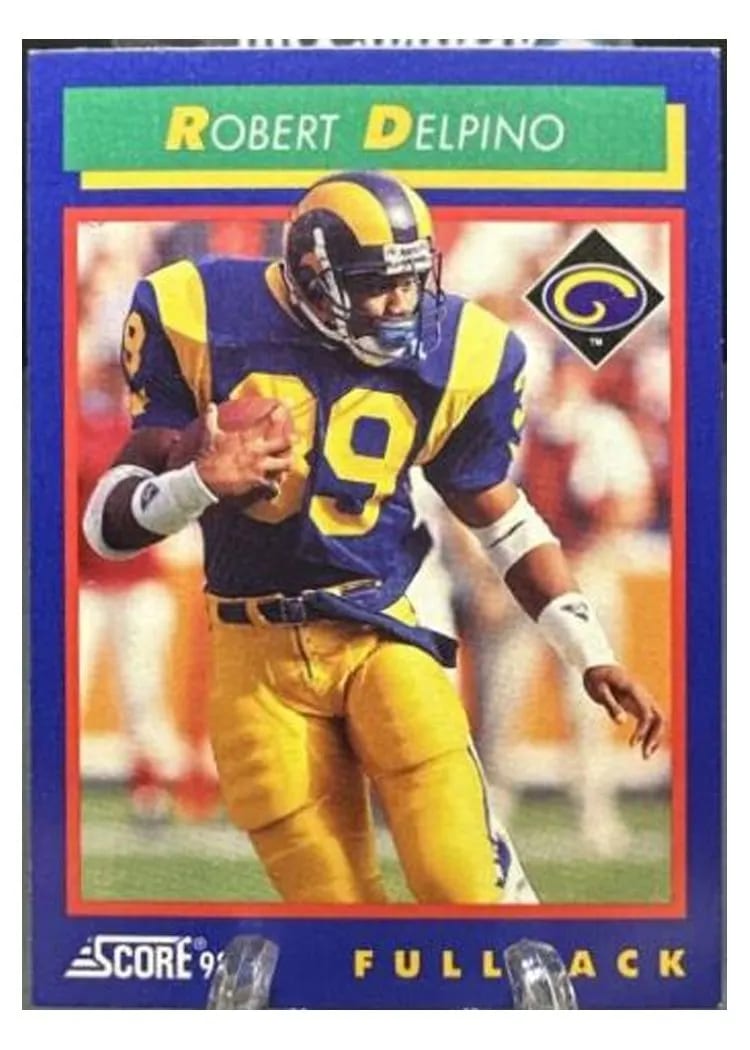 1992 Panini Score Robert Delpino #79 card