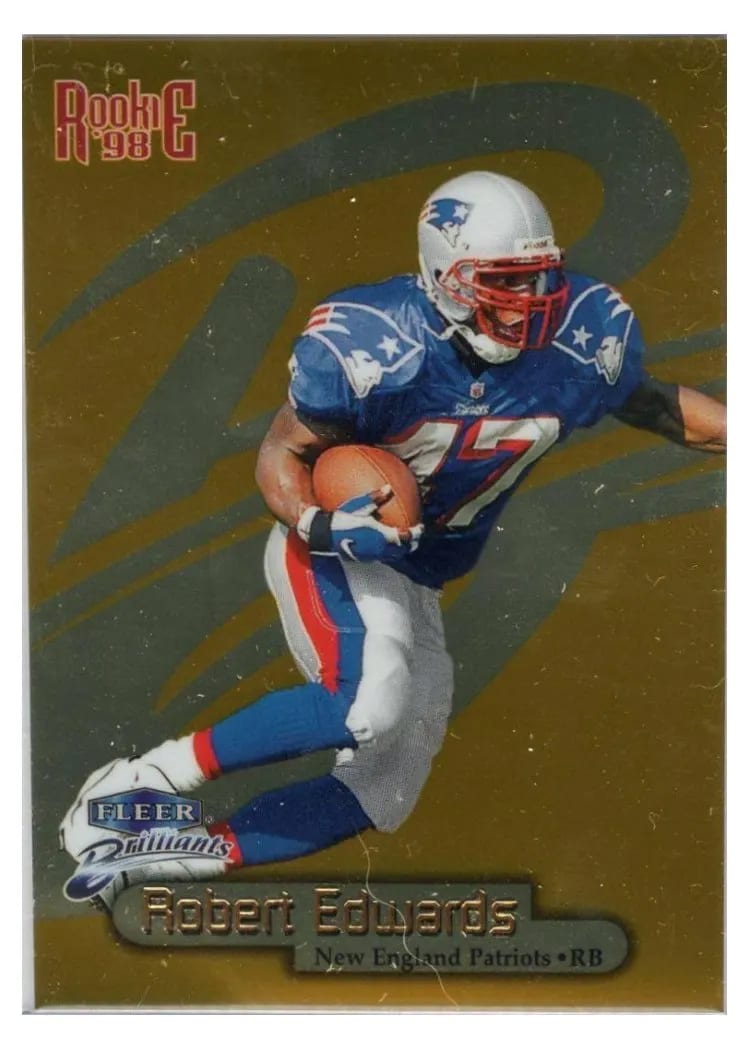 1998 Fleer Brilliants Robert Edwards #136G card