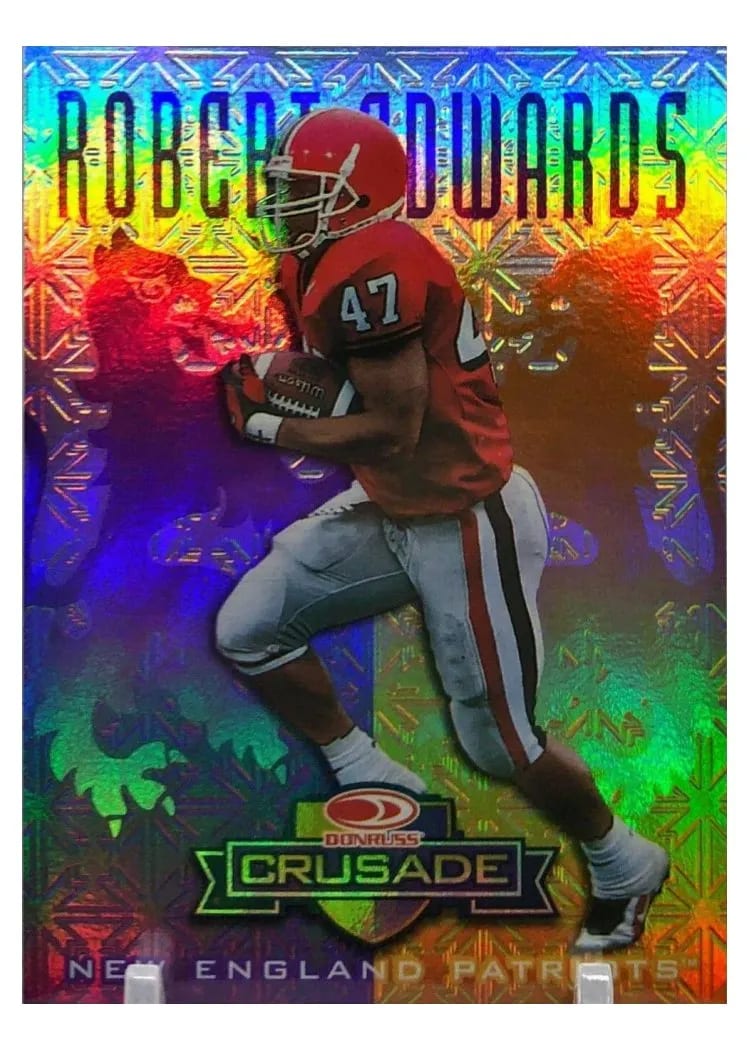1998 Leaf Rookies & Stars Crusade Robert Edwards Purple #78