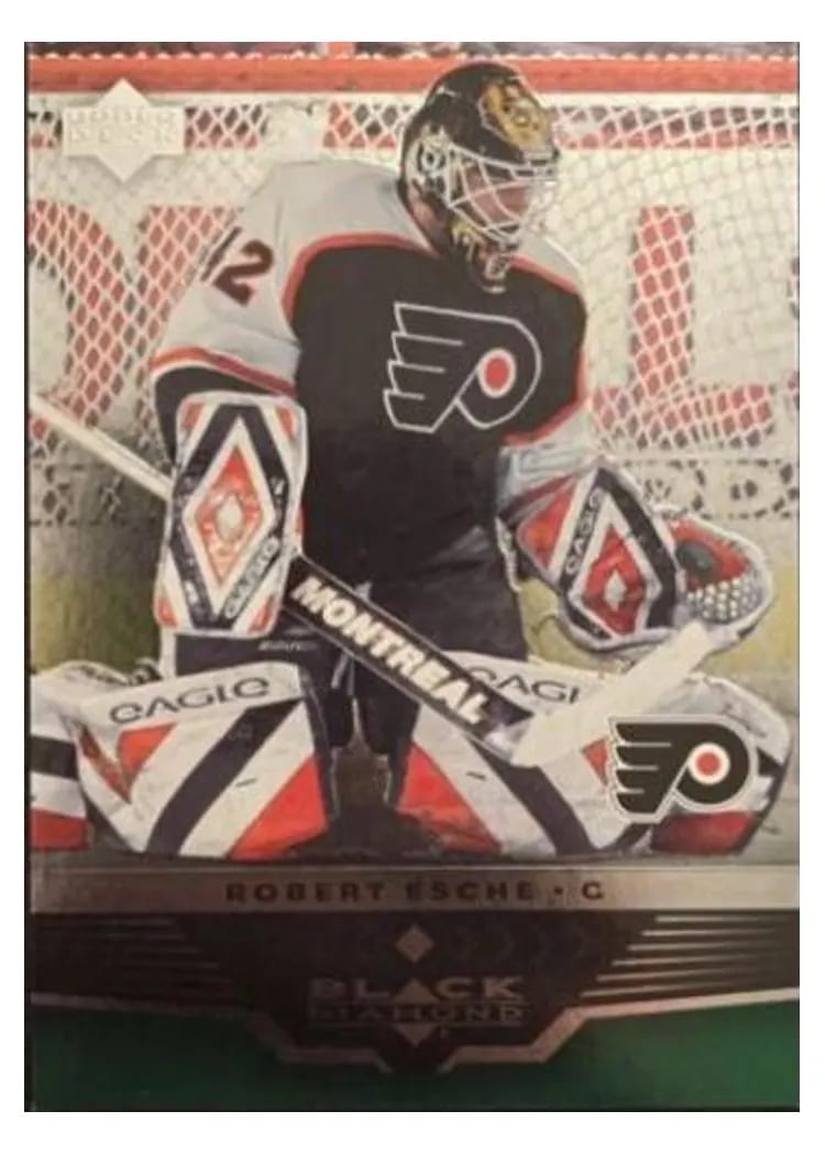 2005 Upper Deck Black Diamond Robert Esche #64 card