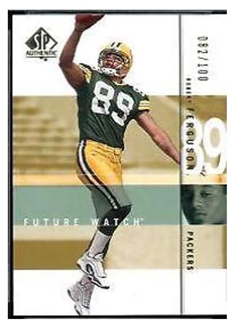2001 SP Authentic Robert Ferguson Gold #97 card