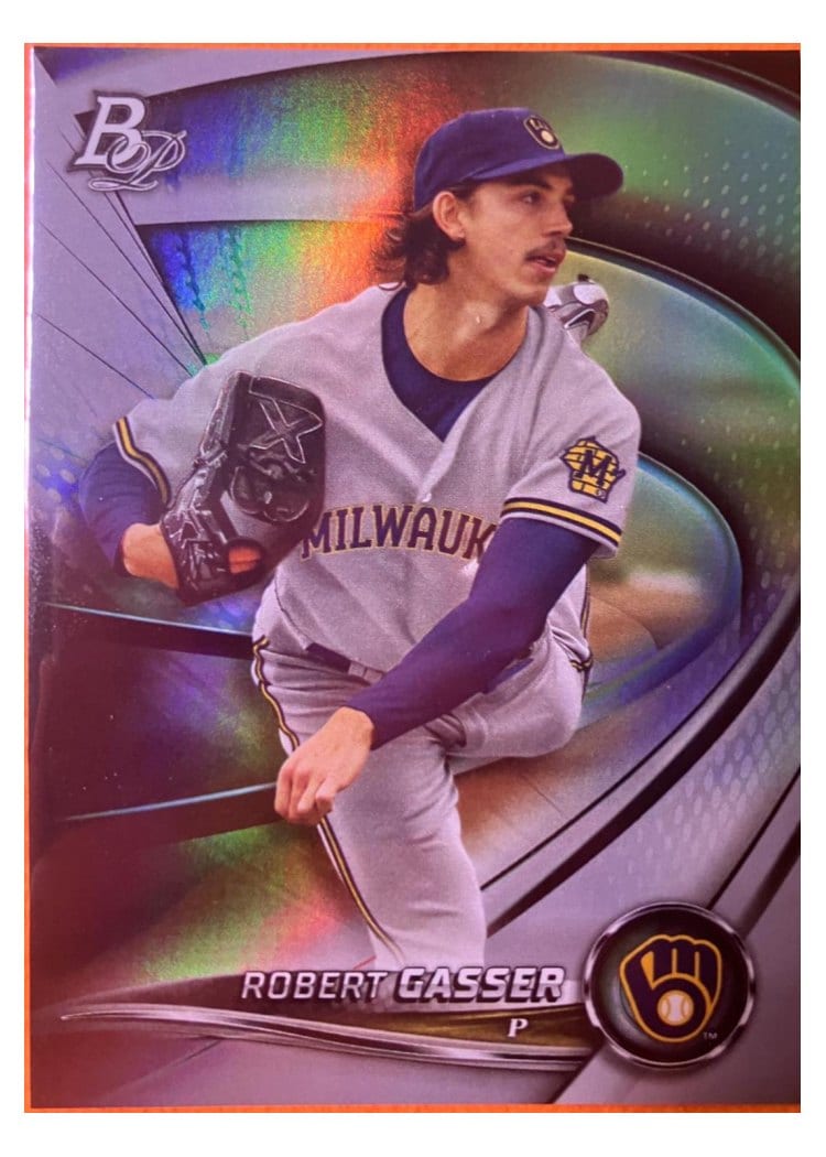 2022 Bowman Platinum Top Prospects Robert Gasser #TOP-15 card