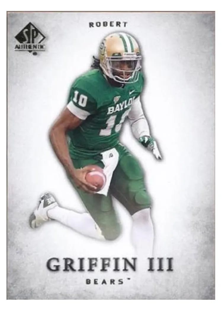 2012 SP Authentic Robert Griffin III #10 card