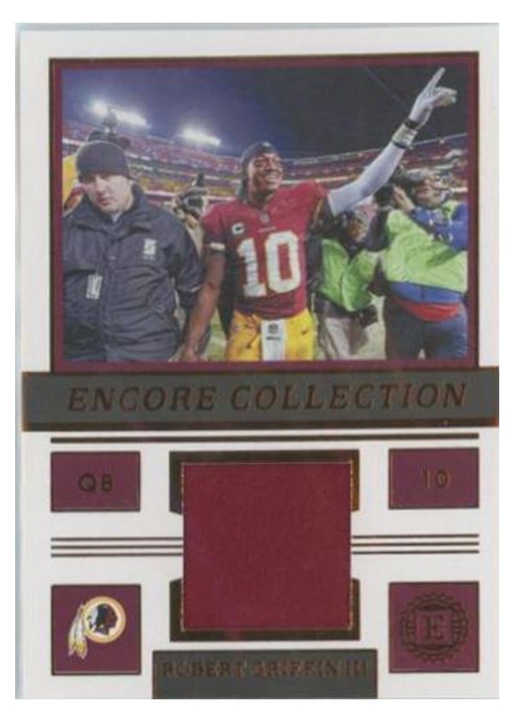 2022 Panini Encased Encore Collection Robert Griffin III #EC-9 card