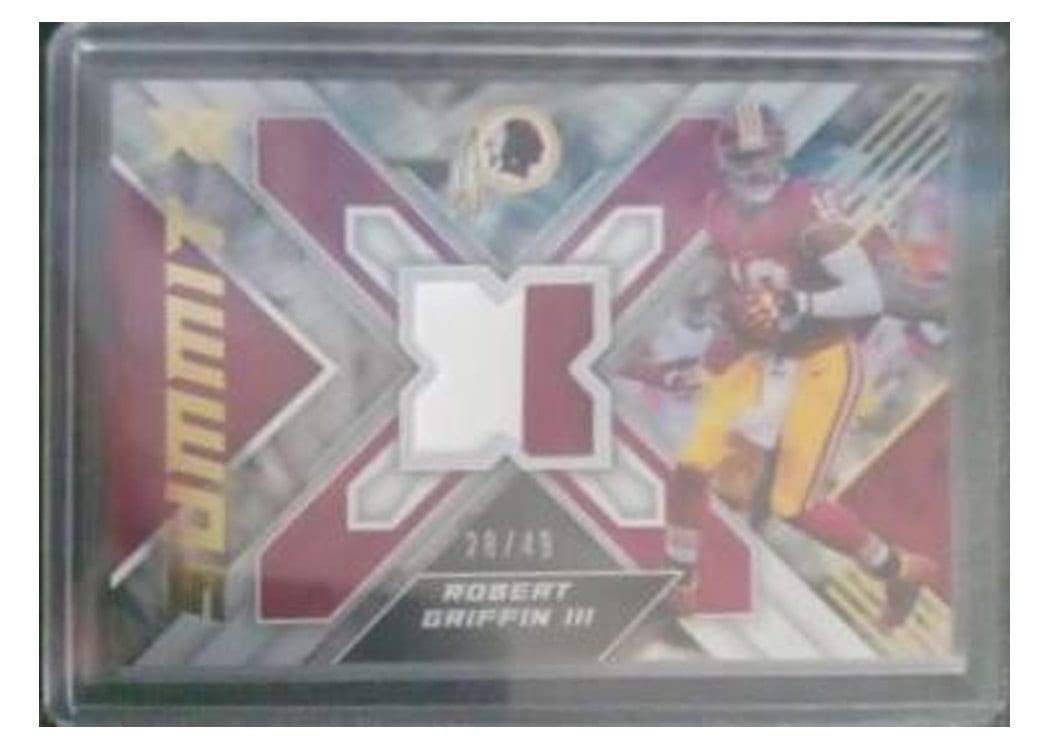 2022 Panini XR Summit Swatches Robert Griffin III #SS-21 card