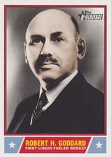 2025 Topps Heritage Notable Americans Robert H. Goddard #NS-62 card