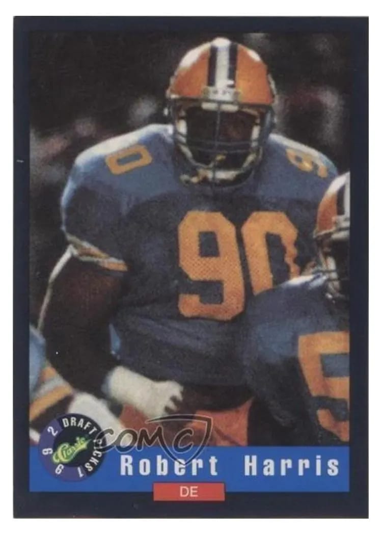 1992 Classic Draft Picks Robert Harris #70 card