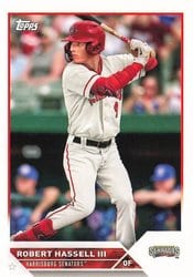 2023 Topps Pro Debut Base Set Robert Hassell III #PD-89 card