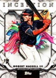 2025 Topps Inception Base Set Robert Hassell III #63 card