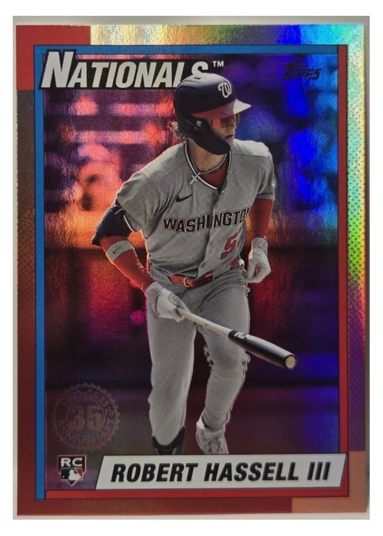 2025 Topps Update 1990 Topps Baseball Robert Hassell III #U90-41 card