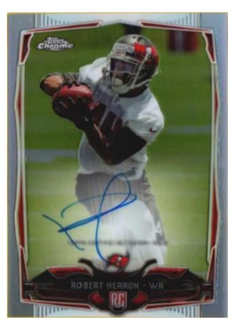 2014 Topps Chrome Mini Robert Herron #200 card