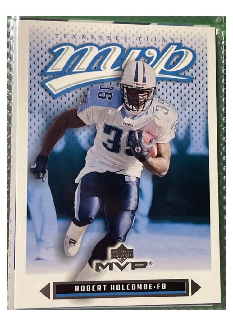2003 Upper Deck MVP Robert Holcombe #52 card