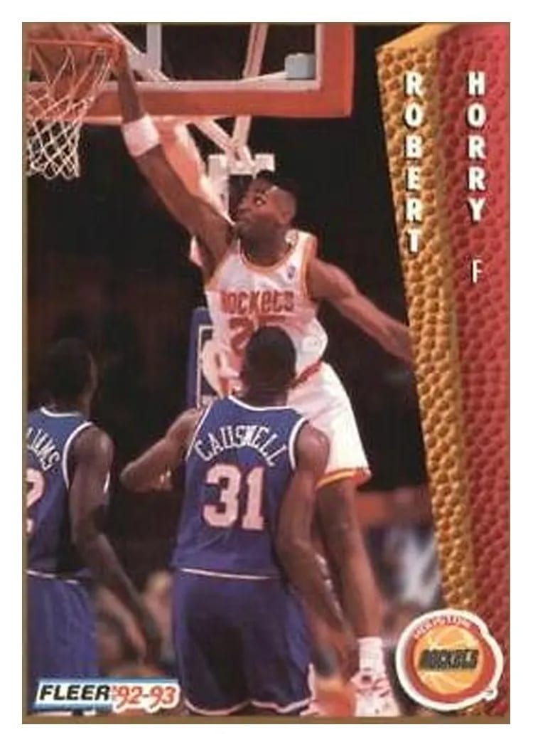 1992 Fleer Robert Horry #347 card