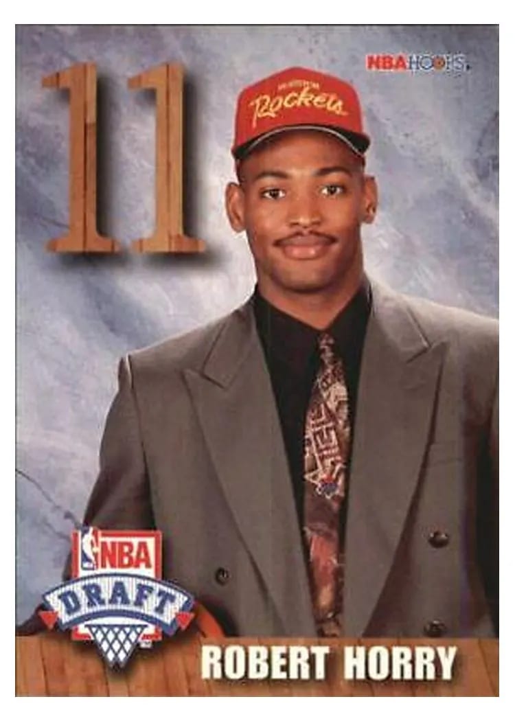 1992 Hoops Draft Redemption Robert Horry #J card