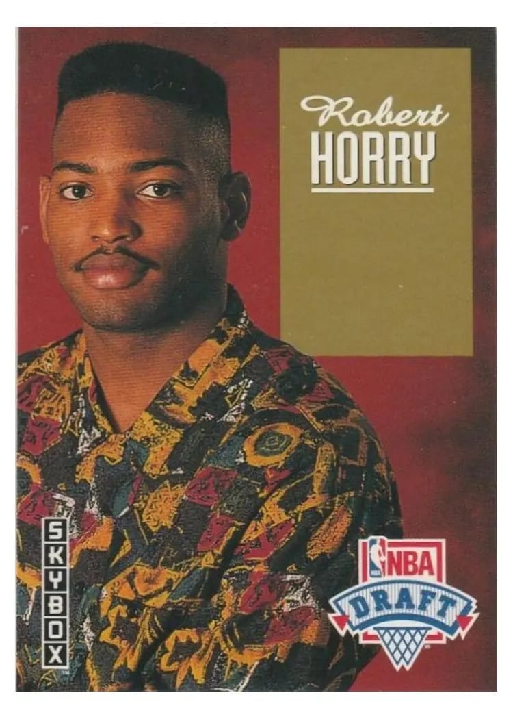 1992 Skybox Draft Picks Robert Horry #DP11 card