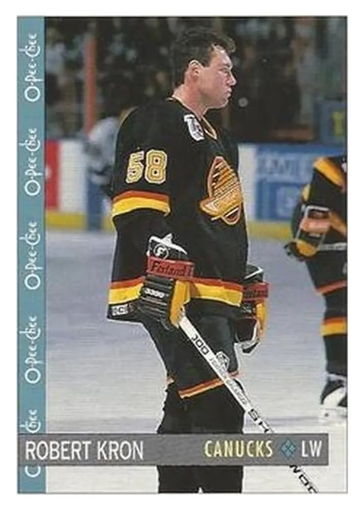 1992 O-Pee-Chee Robert Kron #2 card