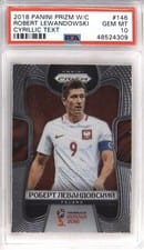 2018 Panini Prizm World Cup Robert Lewandowski #146 card