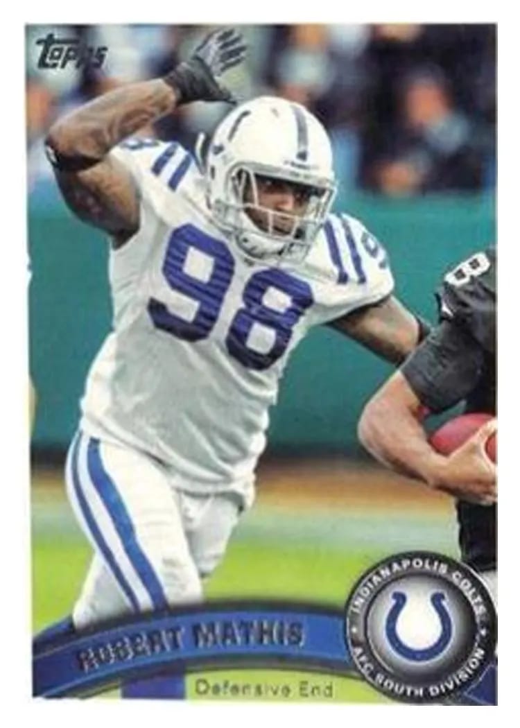 2011 Topps Robert Mathis #26 card