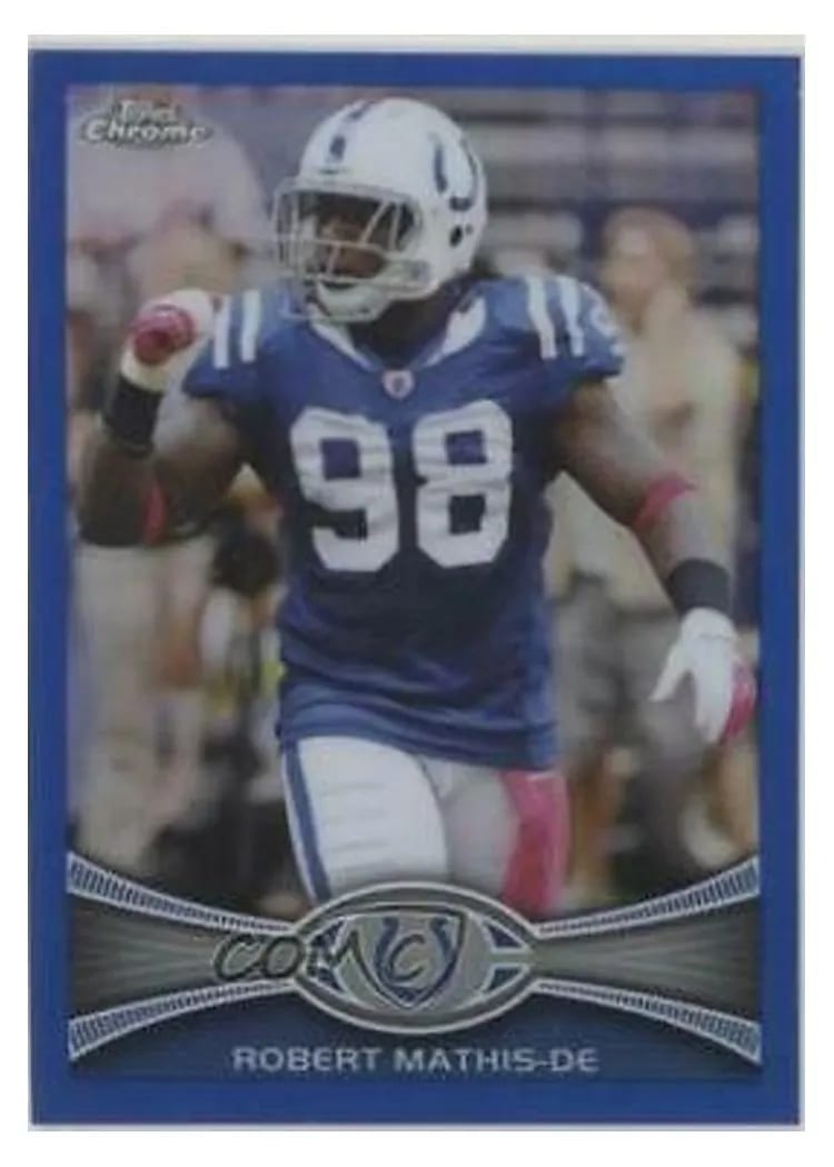 2012 Topps Chrome Robert Mathis #5 card