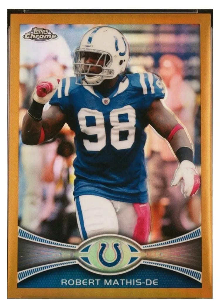 2012 Topps Chrome Robert Mathis #5 card