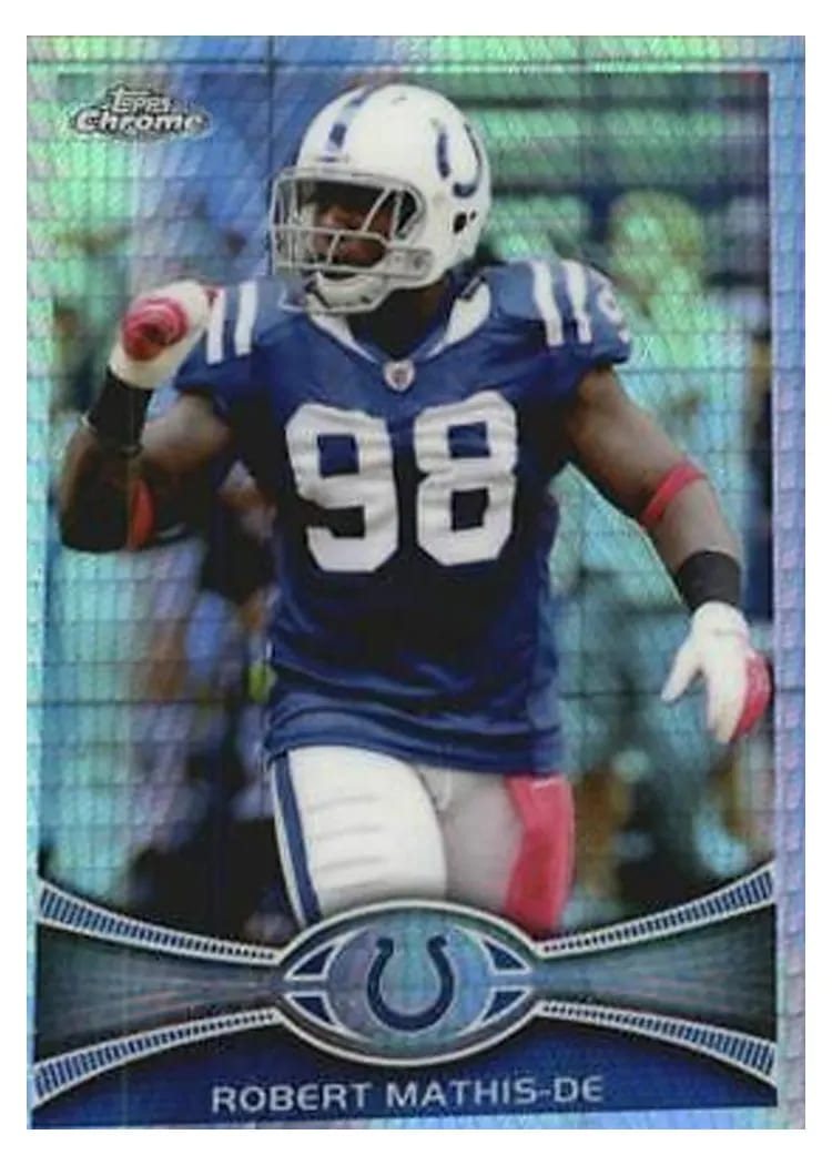 2012 Topps Chrome Robert Mathis #5 card