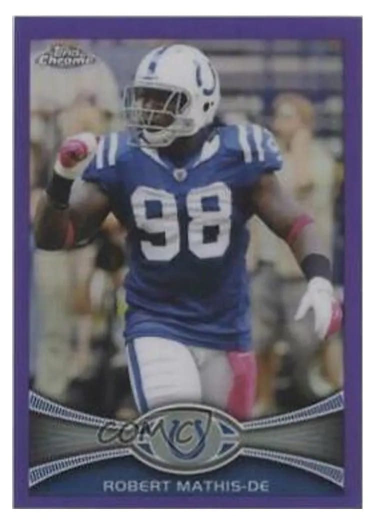2012 Topps Chrome Robert Mathis #5 card