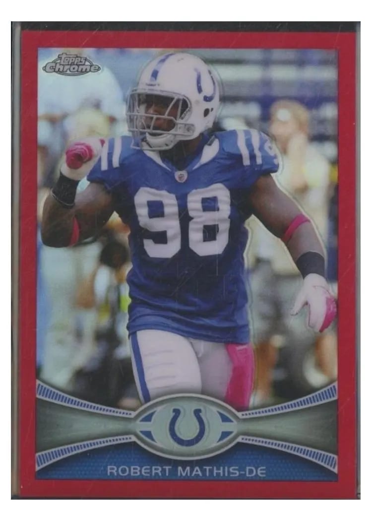 2012 Topps Chrome Robert Mathis #5 card