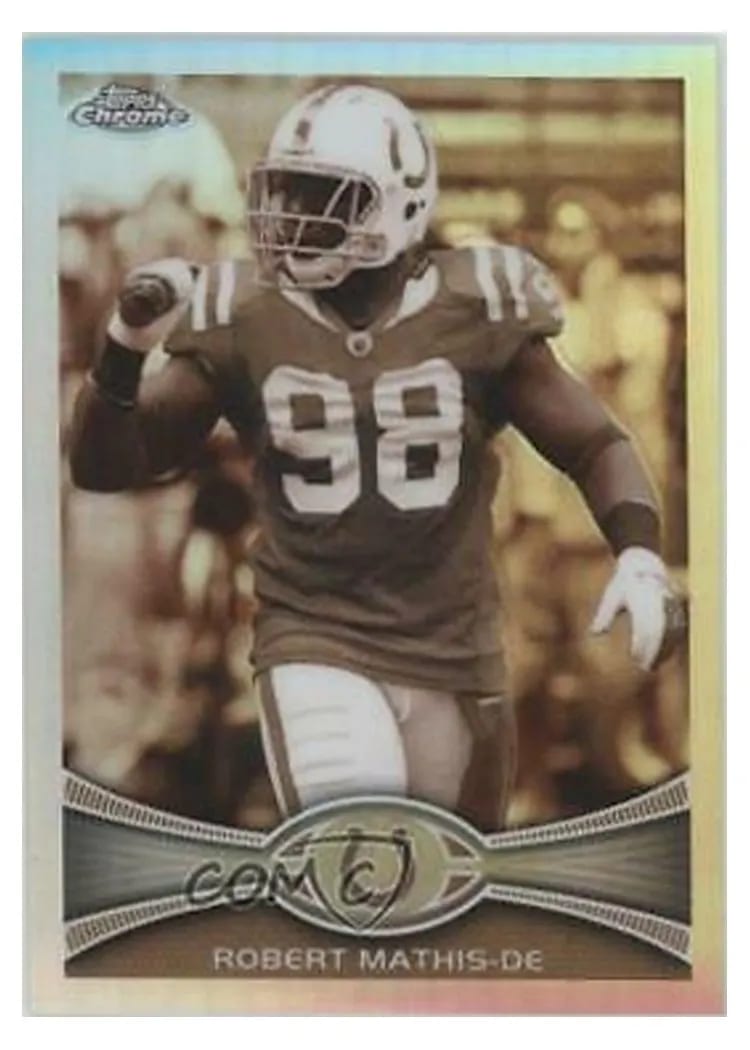 2012 Topps Chrome Robert Mathis #5 card