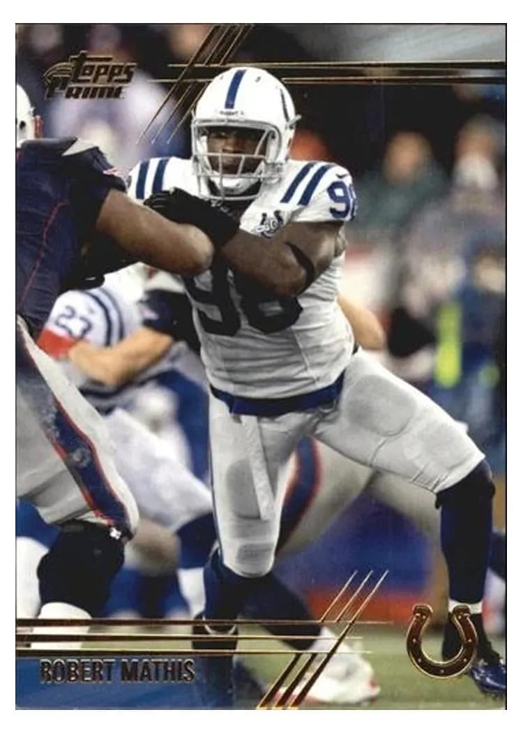 2014 Topps Prime Robert Mathis #43 card