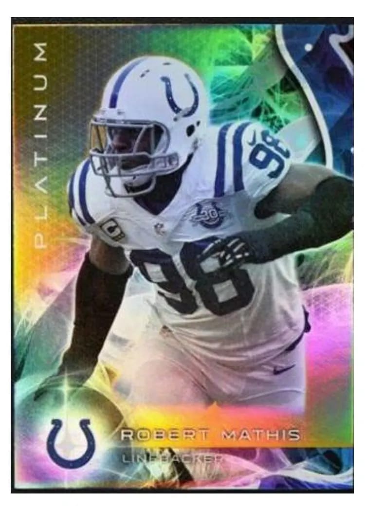 2015 Topps Platinum Robert Mathis #4 card
