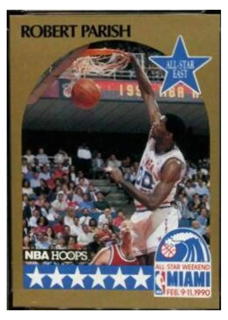 1990 Hoops Robert Parish #8 card