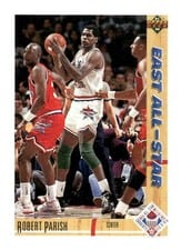1991-92 Upper Deck Base Set Robert Parish #72 card