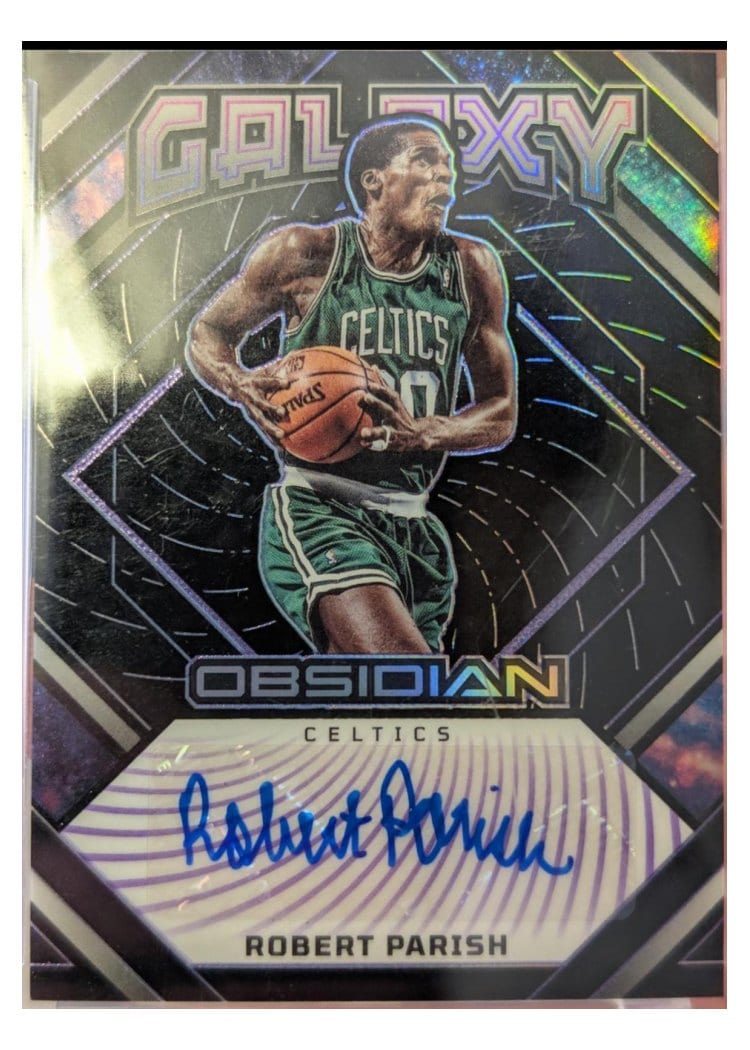 2022-23 Panini Obsidian Galaxy Ink Robert Parish #GI-RBP card