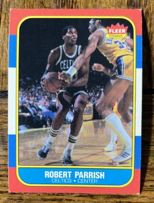 1986 Fleer Robert Parrish #84 card