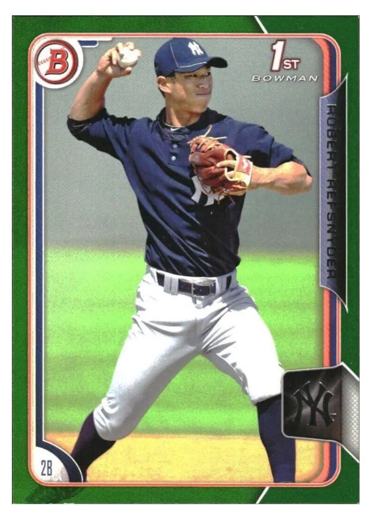2015 Bowman Prospects Robert Refsnyder card