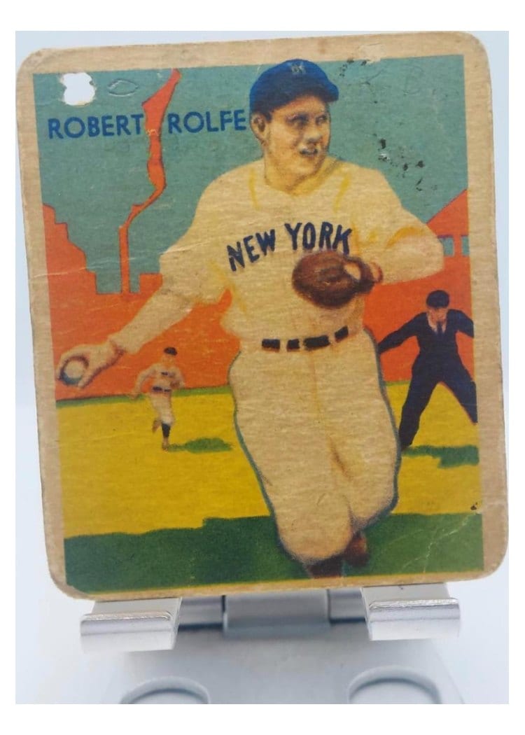 1935 Diamond Stars Robert Rolfe card