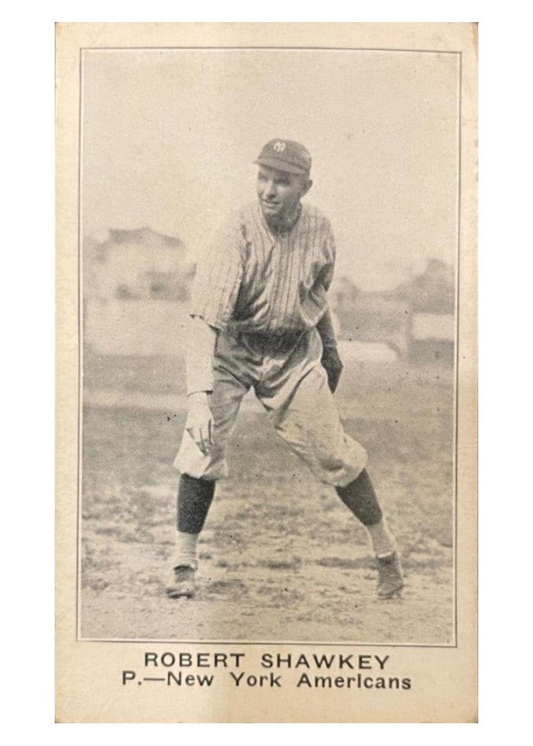 1922 E121 American Caramel Series of 120 Robert Shawkey card