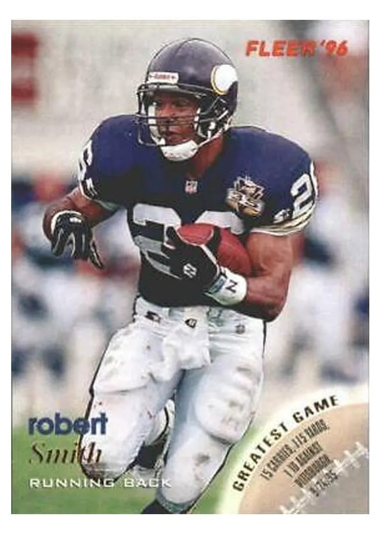 1996 Fleer Robert Smith #80 card