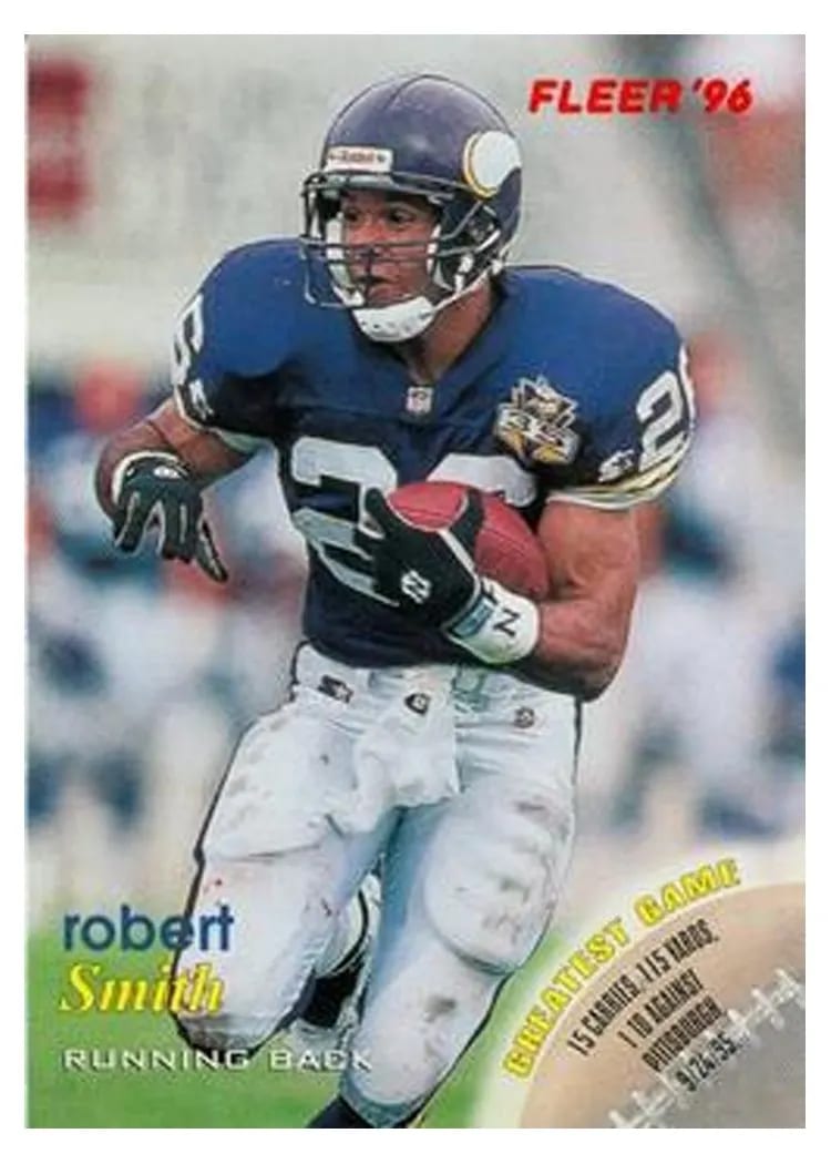 1996 Fleer Shell FACT Robert Smith #82 card