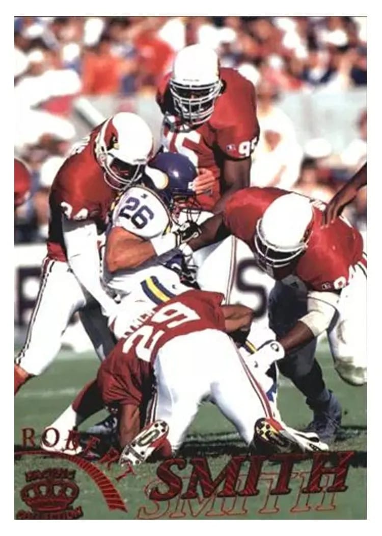 1996 Pacific Gridiron Robert Smith Red #71 card