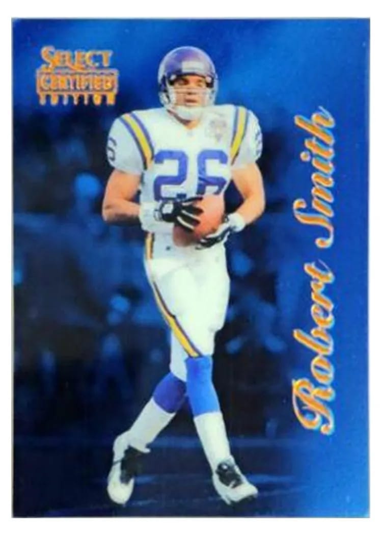 1996 Select Certified Robert Smith #16 card