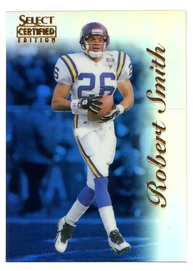 1996 Select Certified Robert Smith #16 card