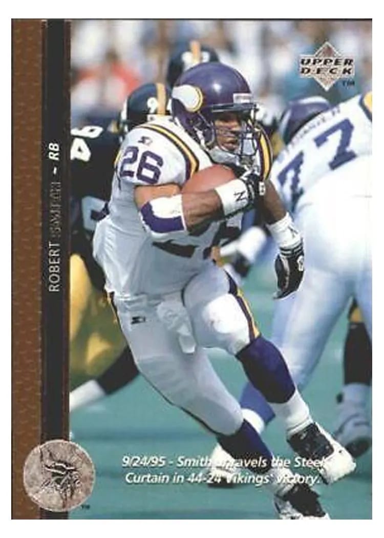1996 Upper Deck Robert Smith #77 card
