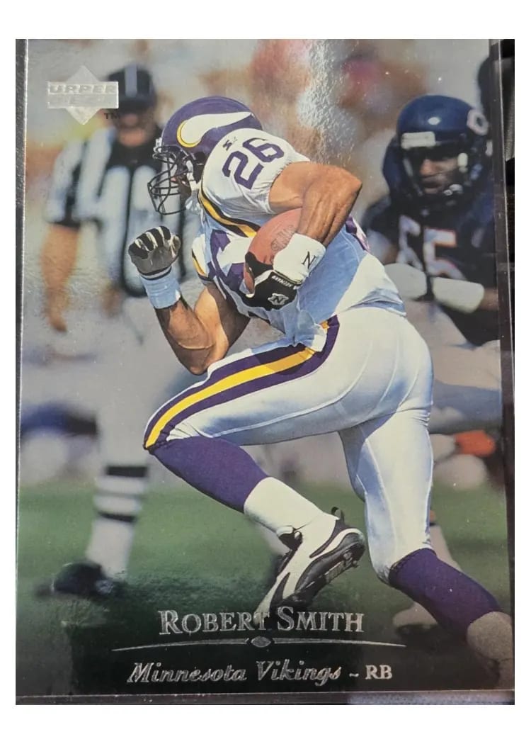 1996 Upper Deck Silver Robert Smith #77 card
