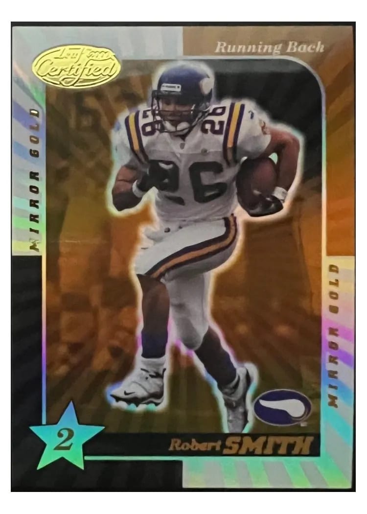 2000 Leaf Certified Robert Smith #131 card