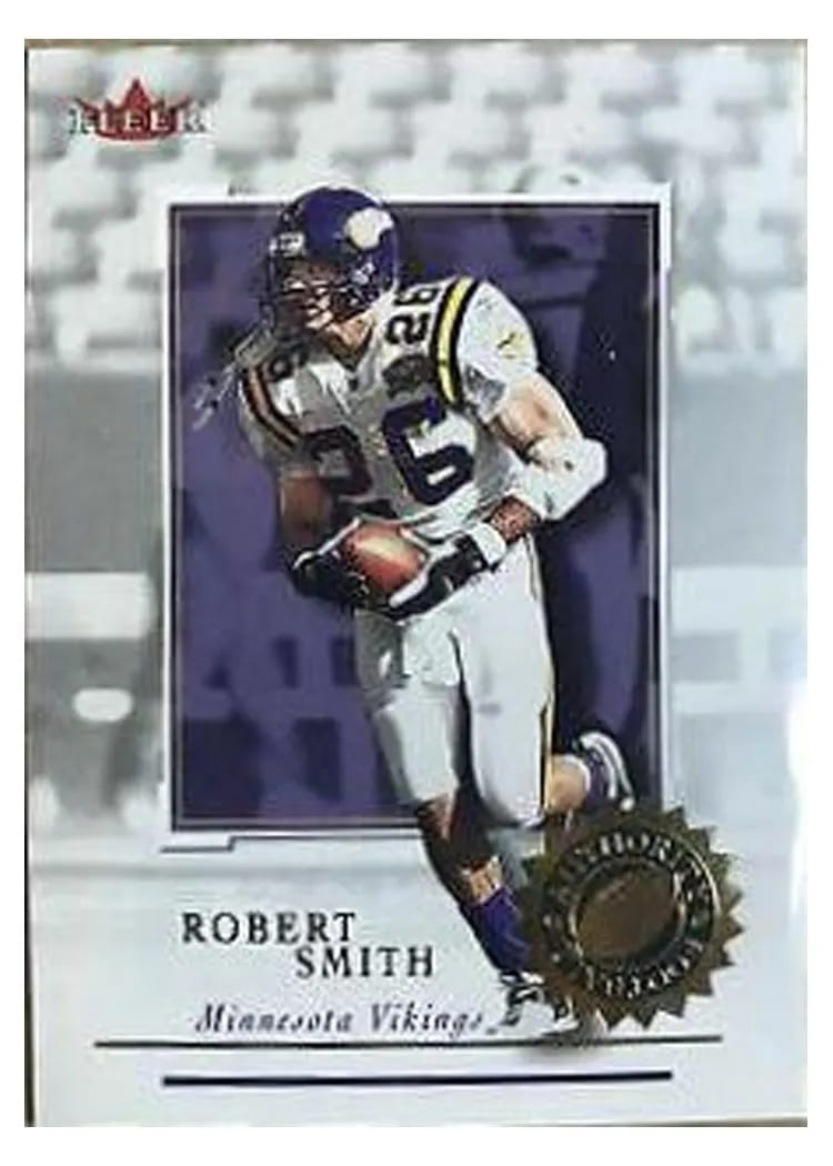 2001 Fleer Authority Robert Smith #12 card
