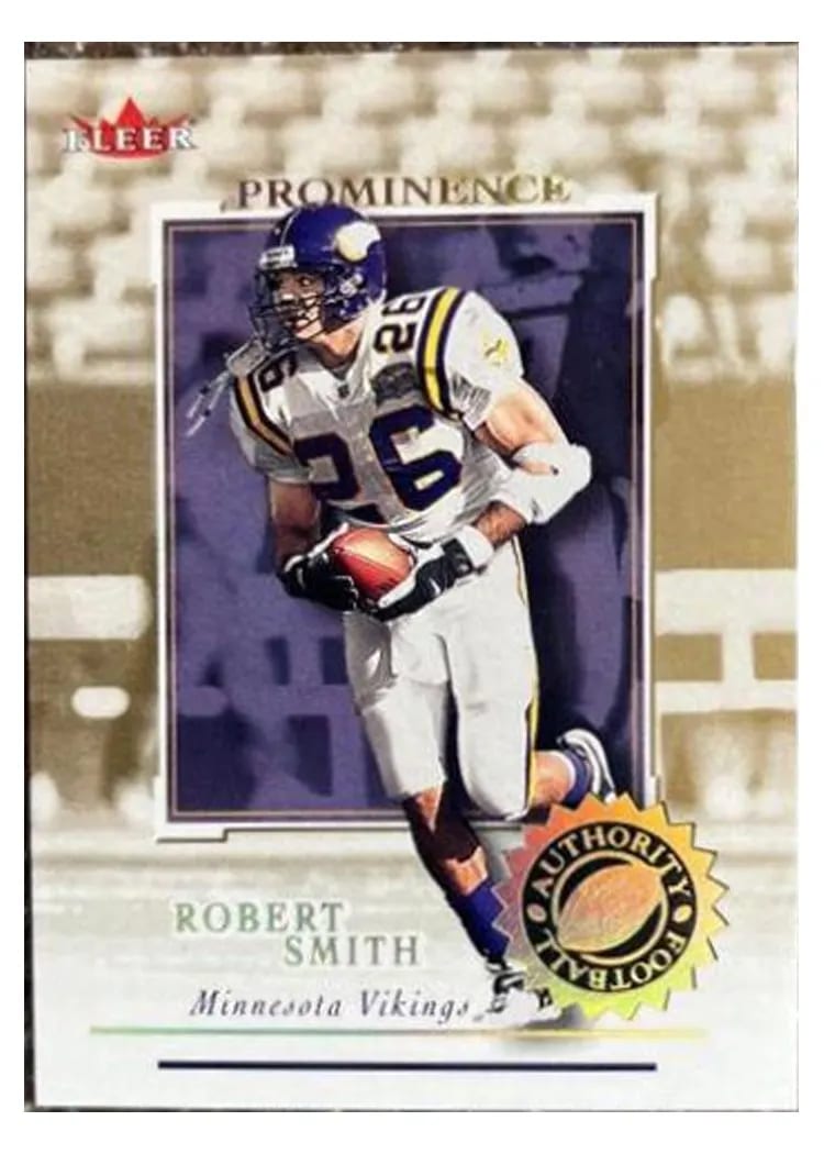 2001 Fleer Authority Robert Smith #12 card