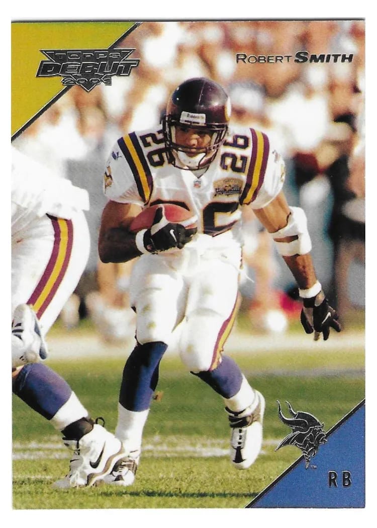 2001 Topps Debut Robert Smith #82 card