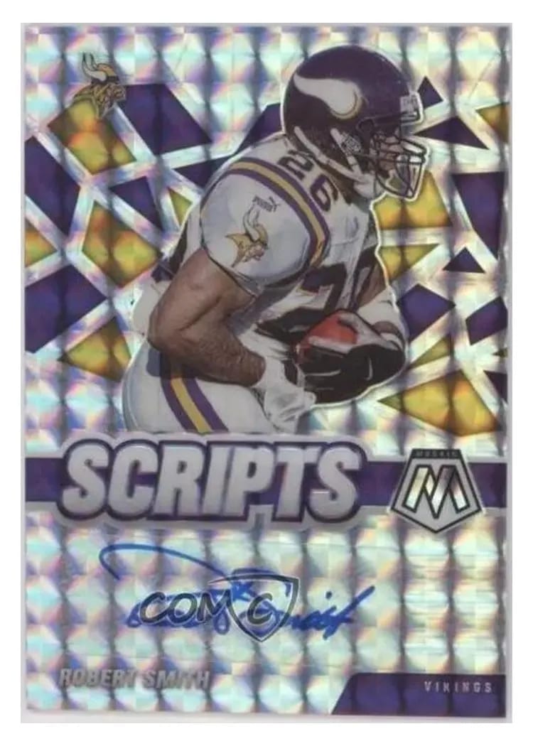 2021 Panini Mosaic Scripts Robert Smith #S-RS card