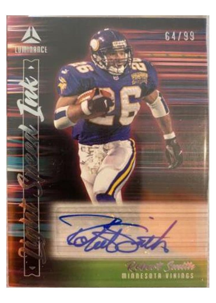 2022 Panini Luminance Light Speed Ink Robert Smith #LSI-RSM card